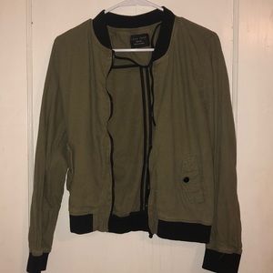 Green Bomber Jacket